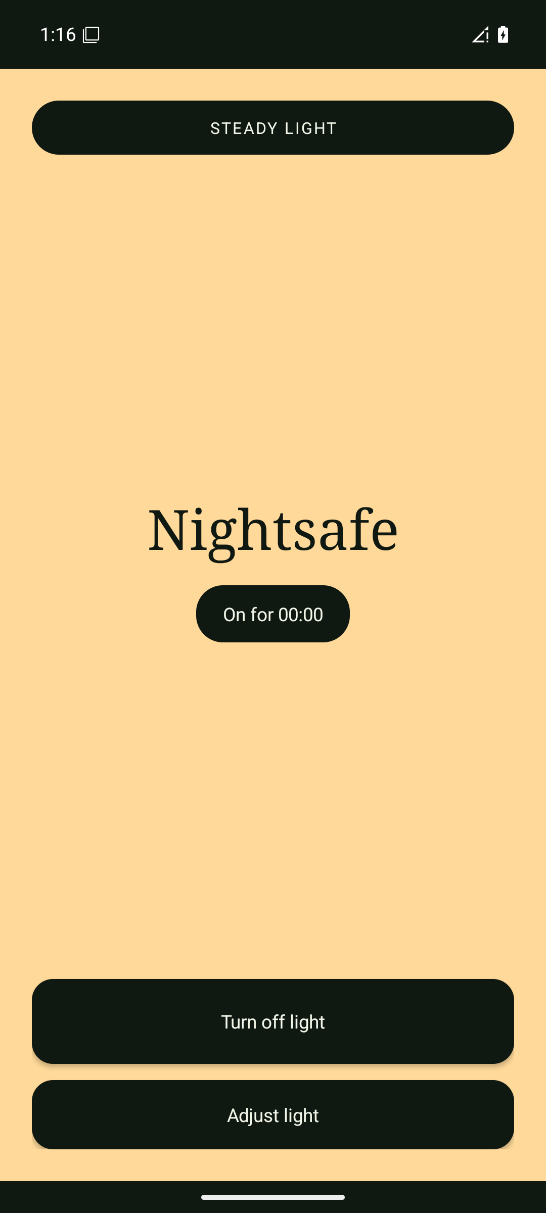 Nightsafe 2.0 warm full-screen light